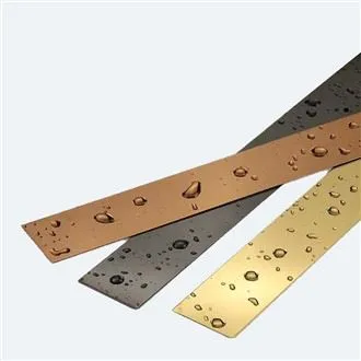 Jalur Trim Logam Rata