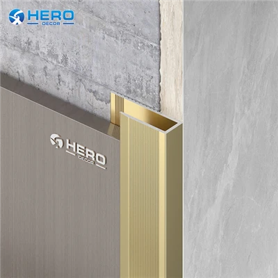 C-Pangkas Tepi Panel Dinding Aluminium Berbentuk